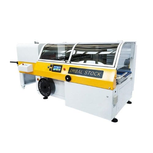 Soudeuse en L emballeuse sous film rétractable - HAMMER IS 600-CS - Imbal Stock Srl - automatique / modulaire / avec tunnel de rétraction