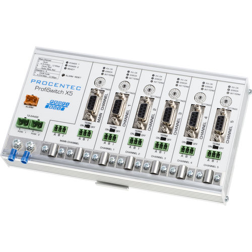 Répéteur de communication - 17030X - PROCENTEC - de réseaux / PROFIBUS / par transmission
