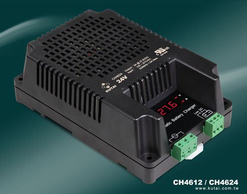 Chargeur de batterie sur rail-DIN - CH4612, CH4624 - Kutai Electronics Industry Co., Ltd. - plomb / automatique