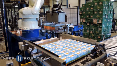 Embarquetteuse type pick and place - Inser Robótica S.A - robotisée / de cartons