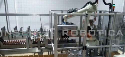 Encaisseuse à chargement par le haut - Inser Robótica S.A - robotisée / de bouteilles / compacte
