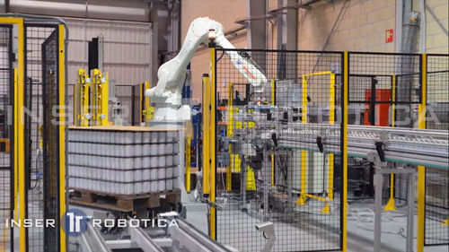 Palettiseur robotisé - Inser Robótica S.A - pour aérosol rempli