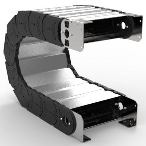 Chaîne porte-câbles ouvrable - H110PC - Brevetti Stendalto - en nylon / modulable / avec séparateurs