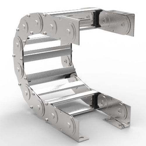 Chaîne porte-câbles ouverte - 35NT - Brevetti Stendalto - en acier / en acier inoxydable / avec séparateurs en aluminium