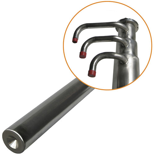 Enceinte cylindrique - SON01X121 - TELEA TECNOVISION SRL - en acier inox / pour caméra / pour haute température