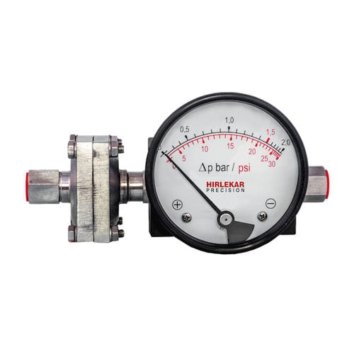 Manomètre différentiel - DX 20 - Hirlekar Precision Instruments, Pune - à cadran / en acier inoxydable / à membrane
