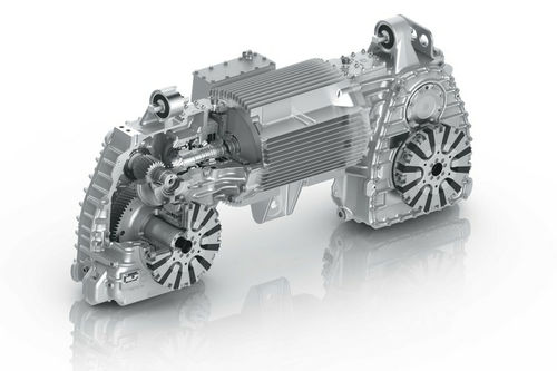 Réducteur ferroviaire pour trains suspendus - ZF Friedrichshafen AG - à couple conique