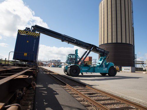 Chariot élévateur télescopique porte-conteneur - SMV series - Konecranes - pour charge lourde