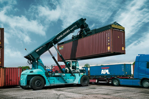 Chariot élévateur télescopique porte-conteneur - Flow Drive - Konecranes