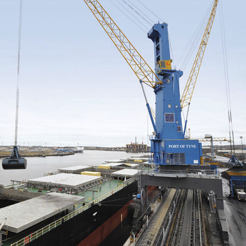 Semi-portique sur rail - Konecranes - pour container