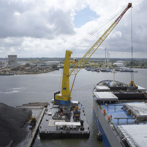 Pont process sur barge - Konecranes - à flèche / portuaire / de manutention