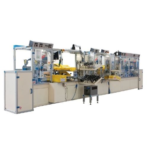 Ligne d'assemblage en ligne - Cosberg SpA - pour pompes de freinage