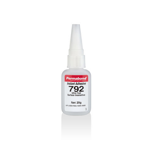 Colle cyanoacrylate - 792 - Permabond - pour caoutchouc / pour plastique / pour céramique