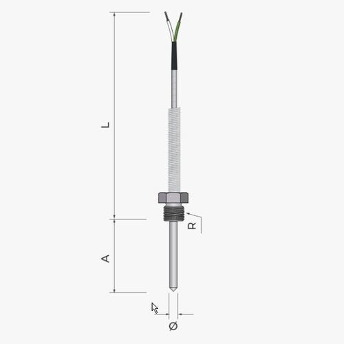 Sonde de température RTD - 111 - MESEL S.L - Pt100 / Pt1000 / thermocouple type J