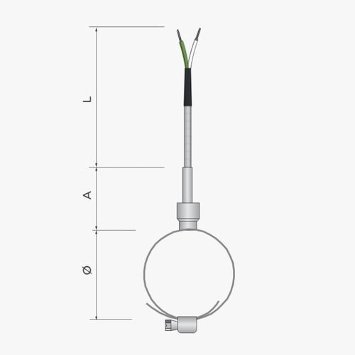 Sonde de température Pt100 - MODELO 325 - MESEL S.L - Pt1000 / thermocouple type J / thermocouple type K