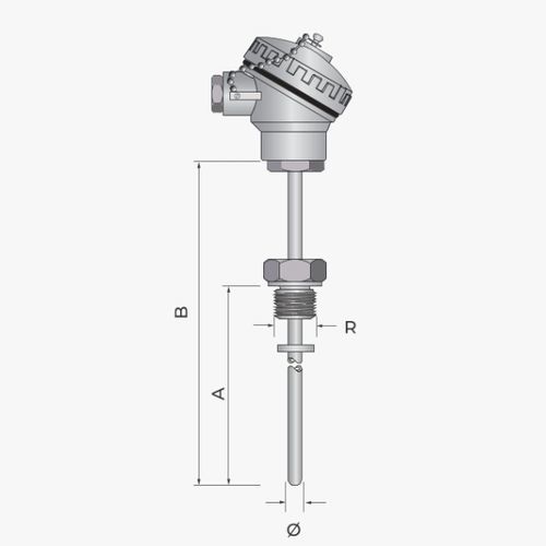 Sonde de température RTD - MODELO 512 - MESEL S.L - Pt100 / Pt1000 / thermocouple type J