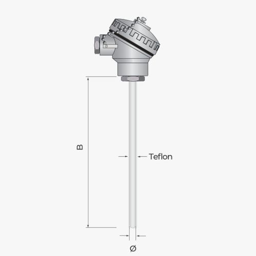 Sonde de température Pt100 - MODELO 524 - MESEL S.L - Pt1000 / thermocouple type J / thermocouple type K