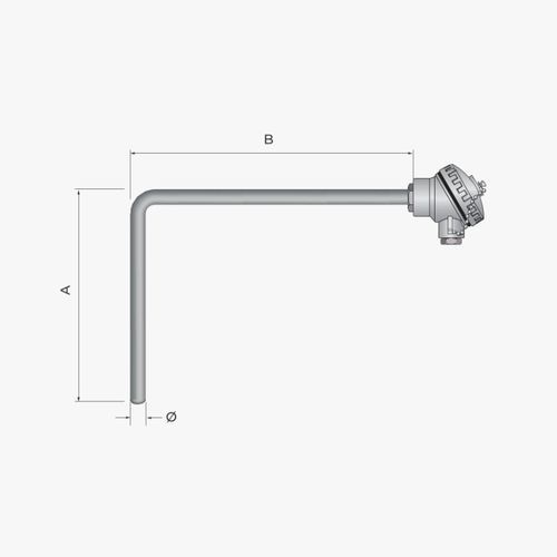 Sonde de température RTD - MODELO 611 - MESEL S.L - Pt100 / Pt1000 / thermocouple type J