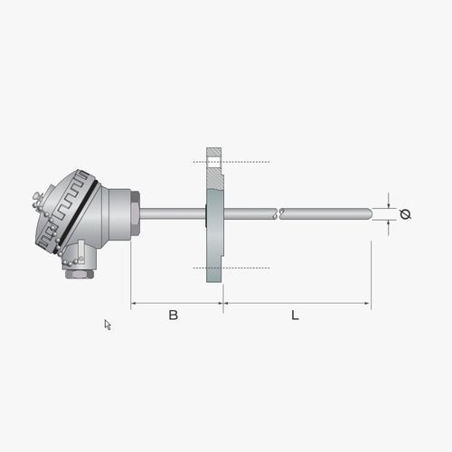 Sonde de température Pt100 - 711 - MESEL S.L - Pt1000 / thermocouple type J / thermocouple type K