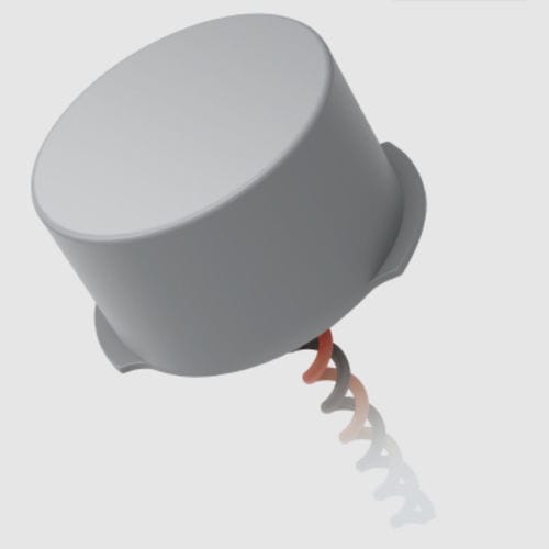 Transducteur à ultrasons cylindrique - TC0120-001 - Audiowell Electronics (Guangdong) Co., Ltd. - piézoélectrique