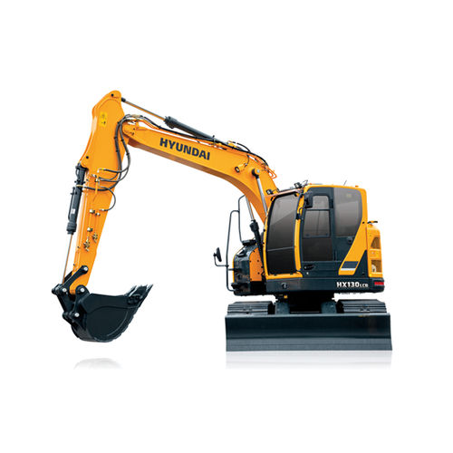 Pelleteuse intermédiaire - HX130LCR - HYUNDAI HEAYY INDUSTRIES - sur chenilles / diesel / pour chantier de construction