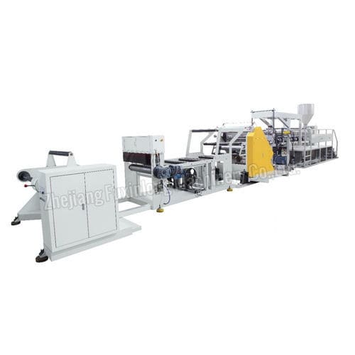 Ligne d'extrusion de plaques en matières plastiques - FJL-PC-A - Zhejiang Fuxinlong Machinery Co.,Ltd - pour PP / pour PE / pour PS
