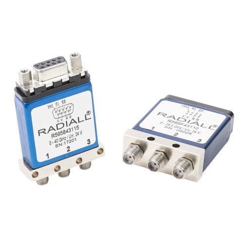 Interrupteur SPDT - SPDT R595 - Radiall - à insertion / double / RF