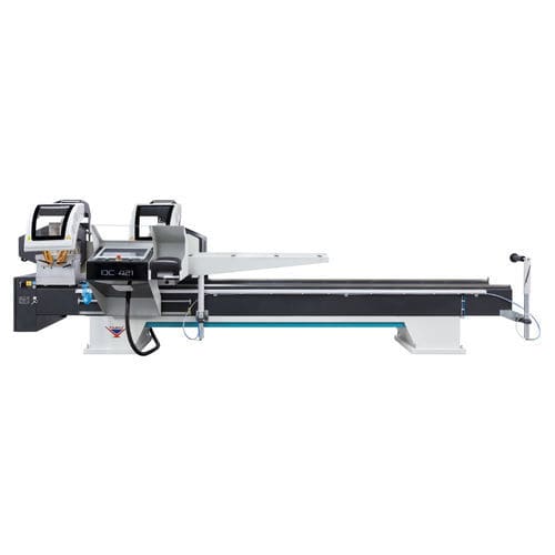 Tronçonneuse à deux têtes pour aluminium - DC 421 PBS - YILMAZ MACHINE - pour PVC / pour profilés / CNC