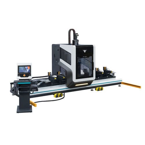 Centre d'usinage pour profilés en aluminium - AIM 3410 - YILMAZ MACHINE - 4 axes / vertical / pour PVC