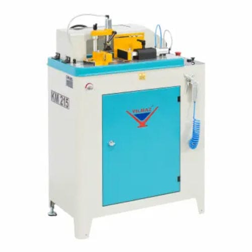 Abouteuse pour aluminium - KM 215 S - YILMAZ MACHINE - pour PVC / à angle variable / pneumatique