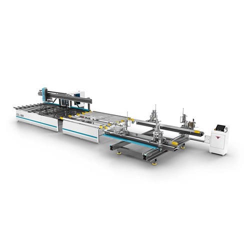 Ligne de soudage et ébavurage d'angle - CCL 1661 - YILMAZ MACHINE - CNC / pour profilés en PVC / pour l'industrie