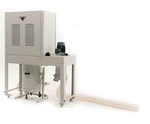 Aspirateur industriel - VCE 4000 - YILMAZ MACHINE - à sec / de copeaux / sur roues
