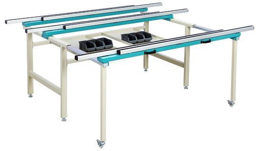 Établi en métal - WB 4000 - YILMAZ MACHINE - pour assemblage / pour atelier / à compartiments