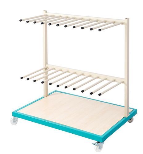 Chariot de transport - VP 1000 - YILMAZ MACHINE - de stockage / en plastique / pour charge longue