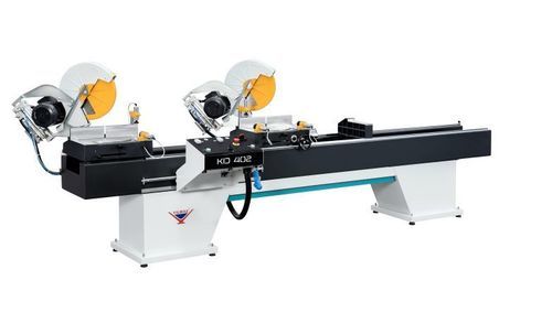 Tronçonneuse à deux têtes pour PVC - KD 402 S - YILMAZ MACHINE - pour aluminium / pour le bois / pour profilés