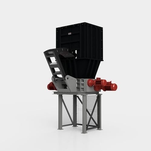 Déchiqueteur primaire - TR4A400 series - CAMEC srl - à 4 arbres / pour déchets électroniques / robuste