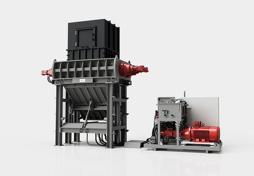 Déchiqueteur à cisaille rotative - CR2A645 series - CAMEC srl - primaire / à 2 arbres / pour câbles