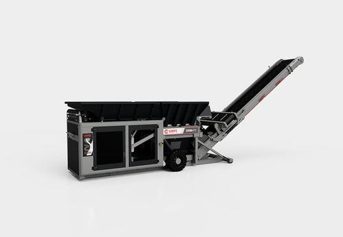 Déchiqueteur mobile - DRM475 series - CAMEC srl - primaire / à deux arbres / pour le bois