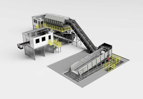 Installation de recyclage de papier - CAMEC srl - sur ligne de process