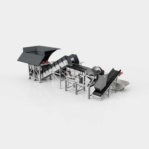 Station de traitement des déchets mélangée - CAMEC srl - encombrantes / papier / carton