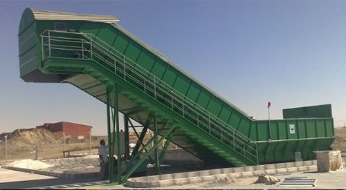 Station de transfert des déchets non spécifié - EMS Machinery - fixe / non spécifié / pour bande transporteuse