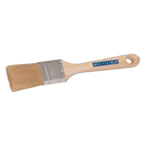 Pinceau plat - 10065455 - WEICON - avec manche en bois