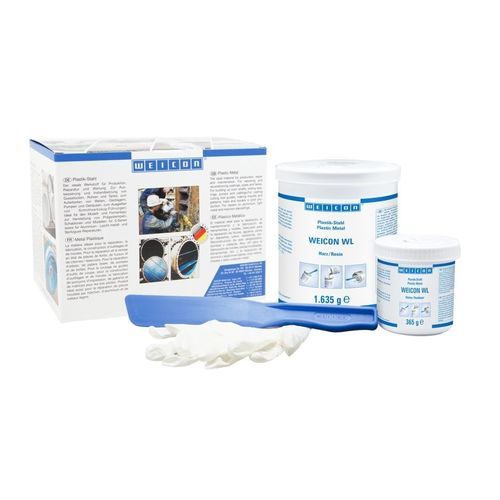 Résine époxy - 10067887 - WEICON - pour acier inoxydable / bi-composant / haute température
