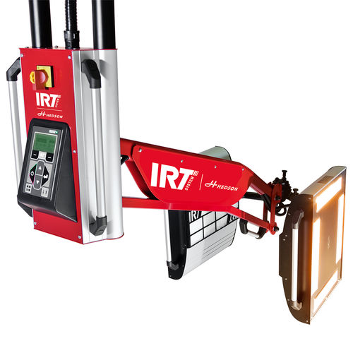 Sécheur sur rail - IRT 4-10 PCAUTO - Herkules Hebetechnik GmbH - à infrarouge / durcissant / avec contrôle automatique