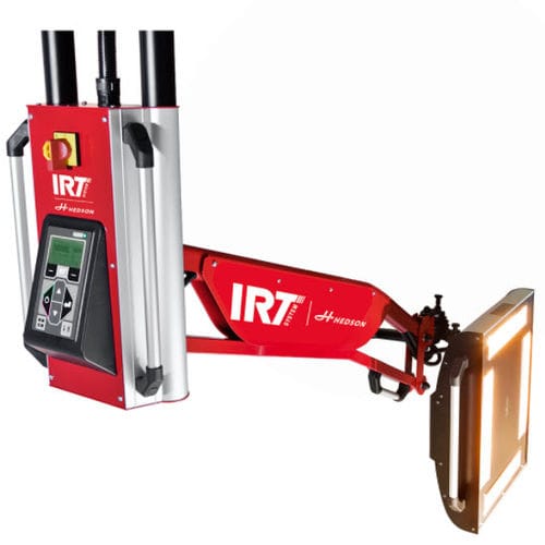 Sécheur sur rail - IRT 4-20 PCAUTO - Herkules Hebetechnik GmbH - à infrarouge / durcissant / avec contrôle automatique