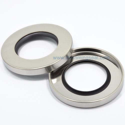 Joint à double lèvre - CDL series - Ningbo Chenming Seals Manufacturing Co., Ltd. - en inox / en PTFE / circulaire