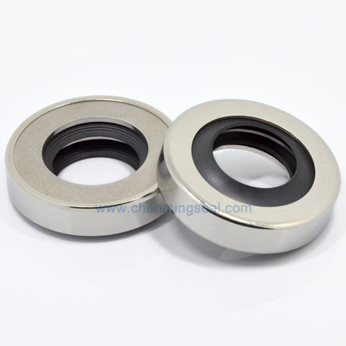 Joint à double lèvre - DEL series - Ningbo Chenming Seals Manufacturing Co., Ltd. - en inox / en PTFE / circulaire