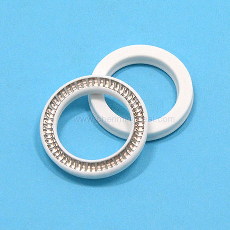 Joint à ressort - URS series - Ningbo Chenming Seals Manufacturing Co., Ltd. - en PTFE / en V / de tige