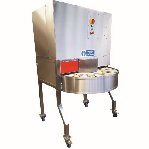 Machine de découpe à lame rotative - Carousel - M&P Engineering - pour produits alimentaires / CNC / pour l'industrie agroalimentaire