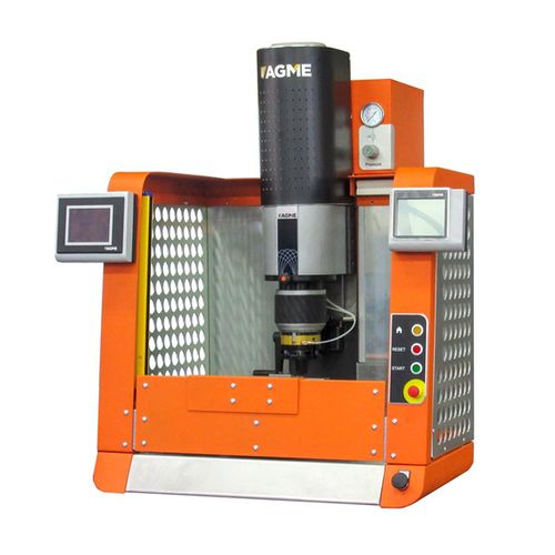 Machine de rivetage pneumatique - RA-14 - AGME Automated Assembly Solutions - radiale / avec contrôle du processus / avec barrière de sécurité